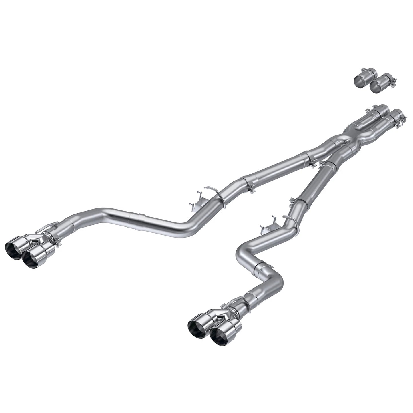 MBRP 15-Up Challenger 5.7L / 17-Up 6.2L/6.4L 3in Race Series Cat-Back w/ Quad Tips AS Exhaust
