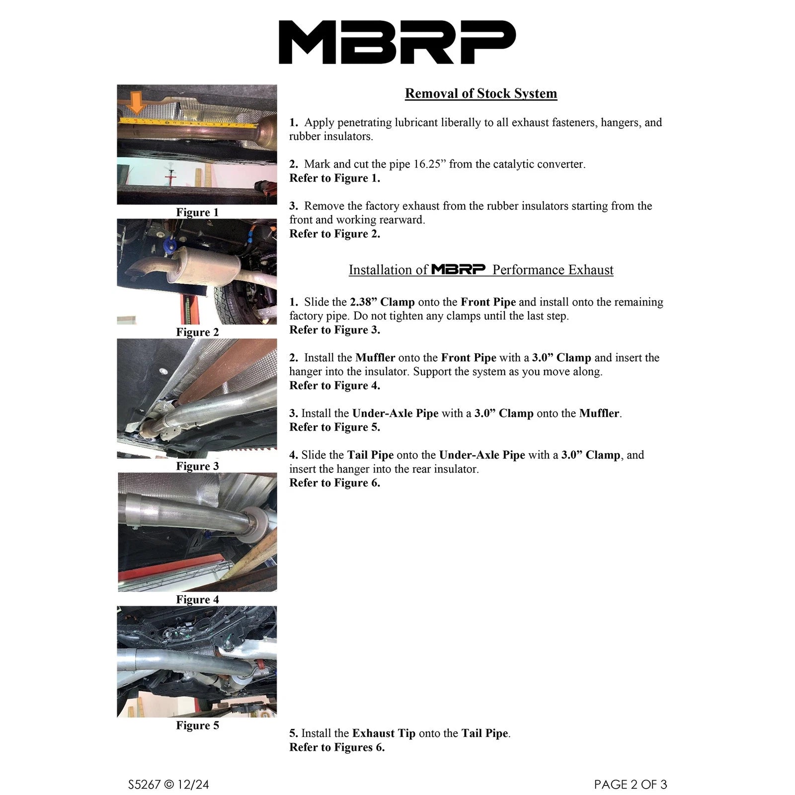 MBRP 2022+ Ford Maverick T304 4in OD Tip Single Side Exit 3in Cat Back Exhaust