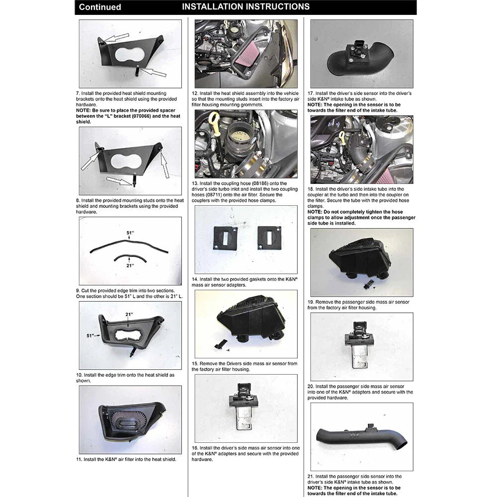 K&N 16-17 Cadillac ATS-V 3.6L V6 Twin Turbo Performance Intake Kit