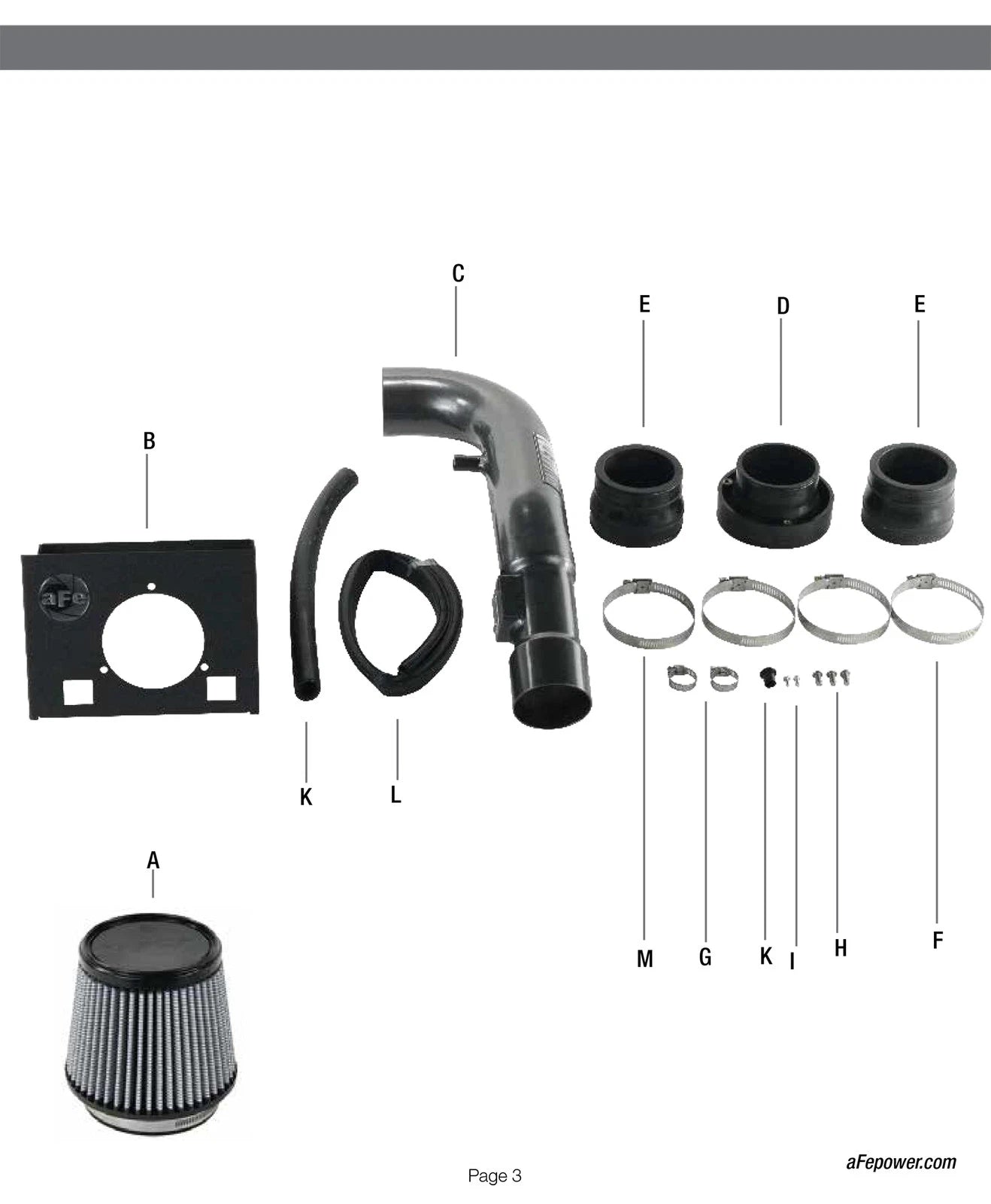 aFe FULL METAL Power Intake Stage-2 Pro DRY S 04-11 Ford Ranger L4 2.3L