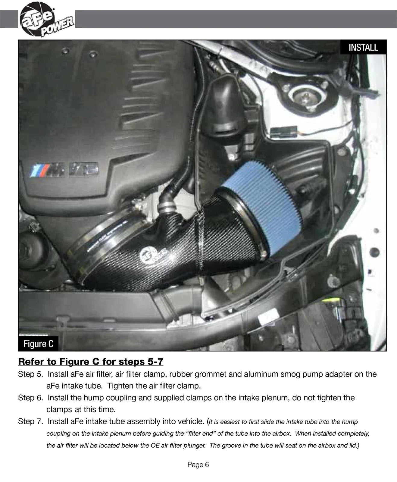 aFe MagnumFORCE Carbon Fiber Air Intake System Stage-2 Pro DRY S 08-13 BMW M3 (E9X) V8 4.0L