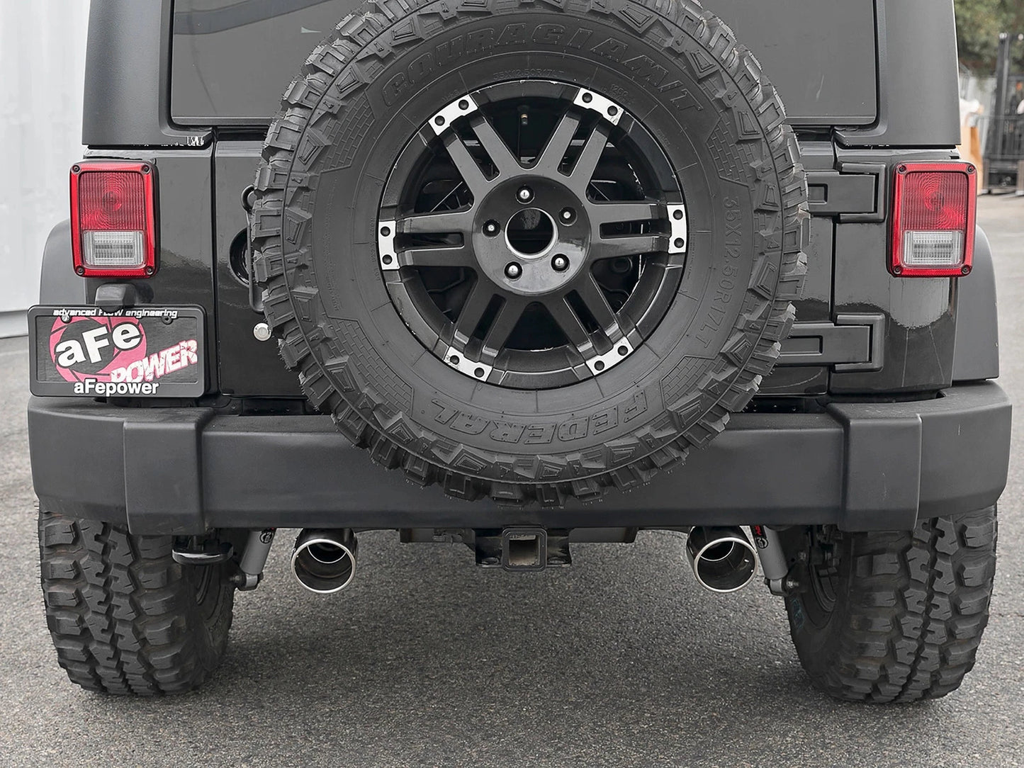 aFe Rebel Series 2.5in 409 SS Cat-Back Exhaust w/ Polished Tips 07+ Jeep Wrangler (JK) V6 3.6L/3.8L