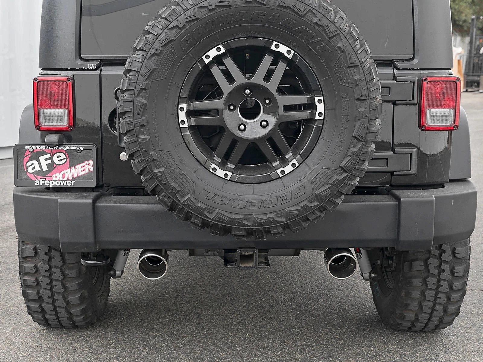 aFe Rebel Series 2.5in 409 SS Cat-Back Exhaust w/ Polished Tips 07+ Jeep Wrangler (JK) V6 3.6L/3.8L