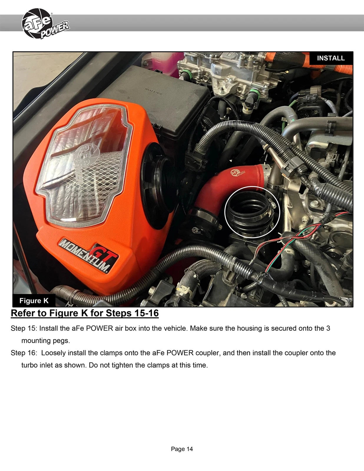 aFe POWER Momentum GT Pro Dry S Intake System 24-25 Toyota Land Cruiser (J250) - Orange Edition