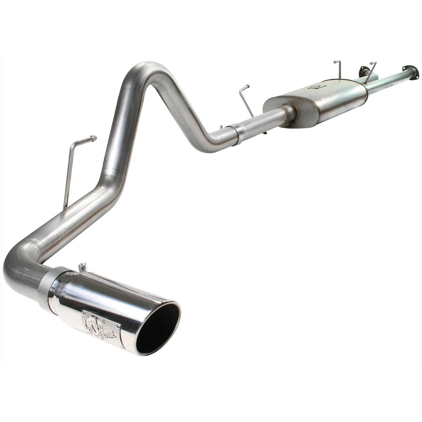 aFe MACHForce XP Exhaust Cat-Back SS-409 07-09 Toyota Tundra V8-5.7L w/ Polished Tip