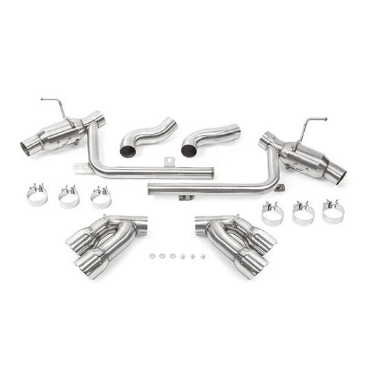 Mishimoto 2016+ Chevrolet Camaro SS Quad-Tip Pro Axle-Back Exhaust w/ Polished Tips