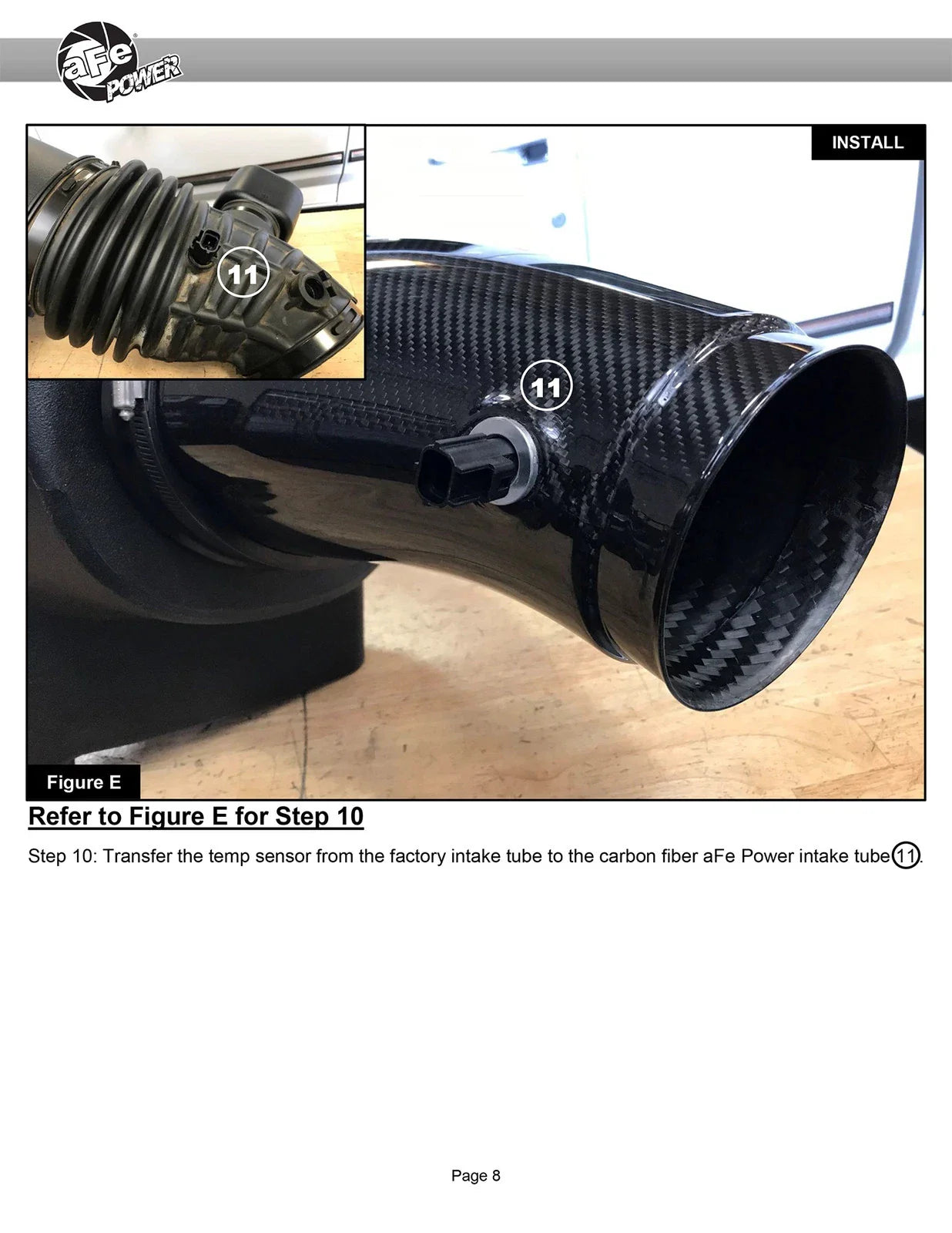 aFe Track Series Carbon Fiber Pro Dry S AIS - 2018 Jeep Grand Cherokee Trackhawk (WK2) V8-6.2L(SC)