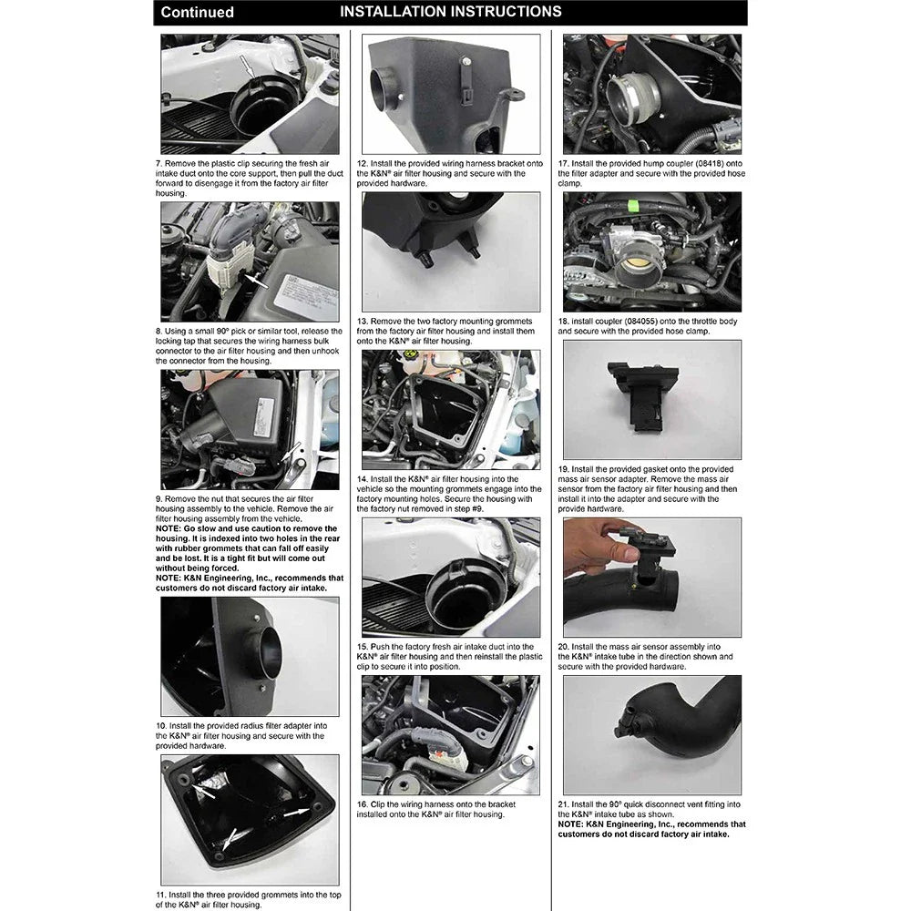 K&N 19-20 Chevrolet Silverado V6 4.3L AirCharger Performance Intake