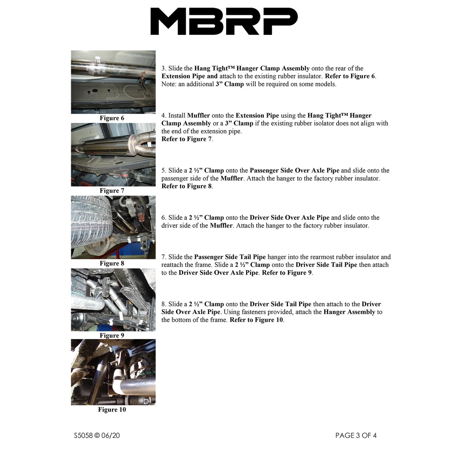 MBRP 2009 Chev/GMC 1500 4.8/5.3L EC/CC (excluding 8 bed) Cat Back Dual Split Rear