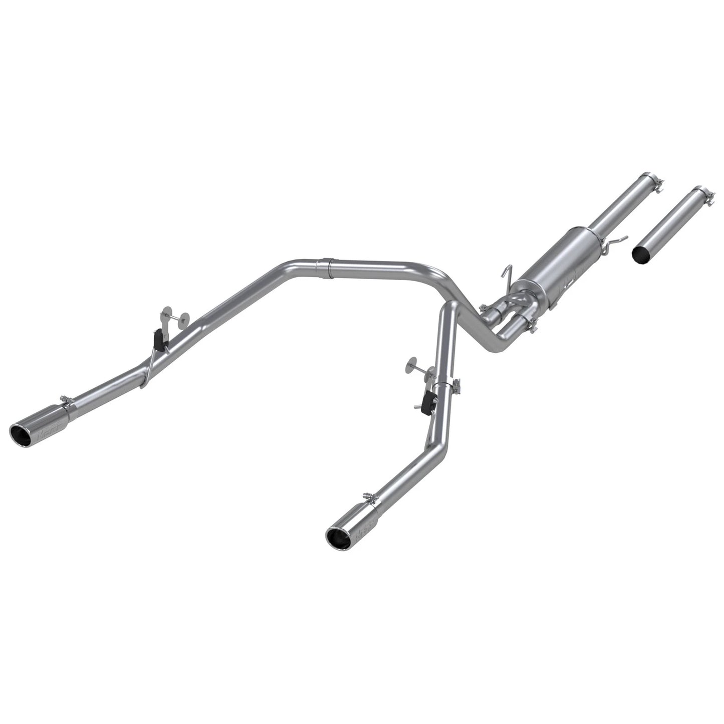 MBRP 2004-2005 Dodge Ram Hemi 1500 5.7L SC/CC-SB Cat Back Dual Split Rear