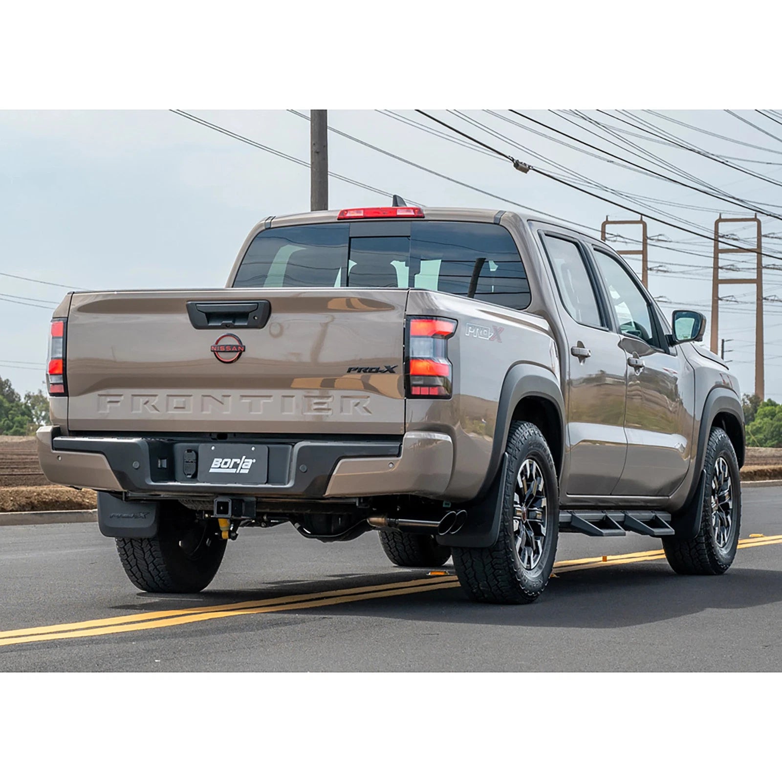 Borla 22-24 Nissan Frontier S-Type Cat Back System - Black Chrome