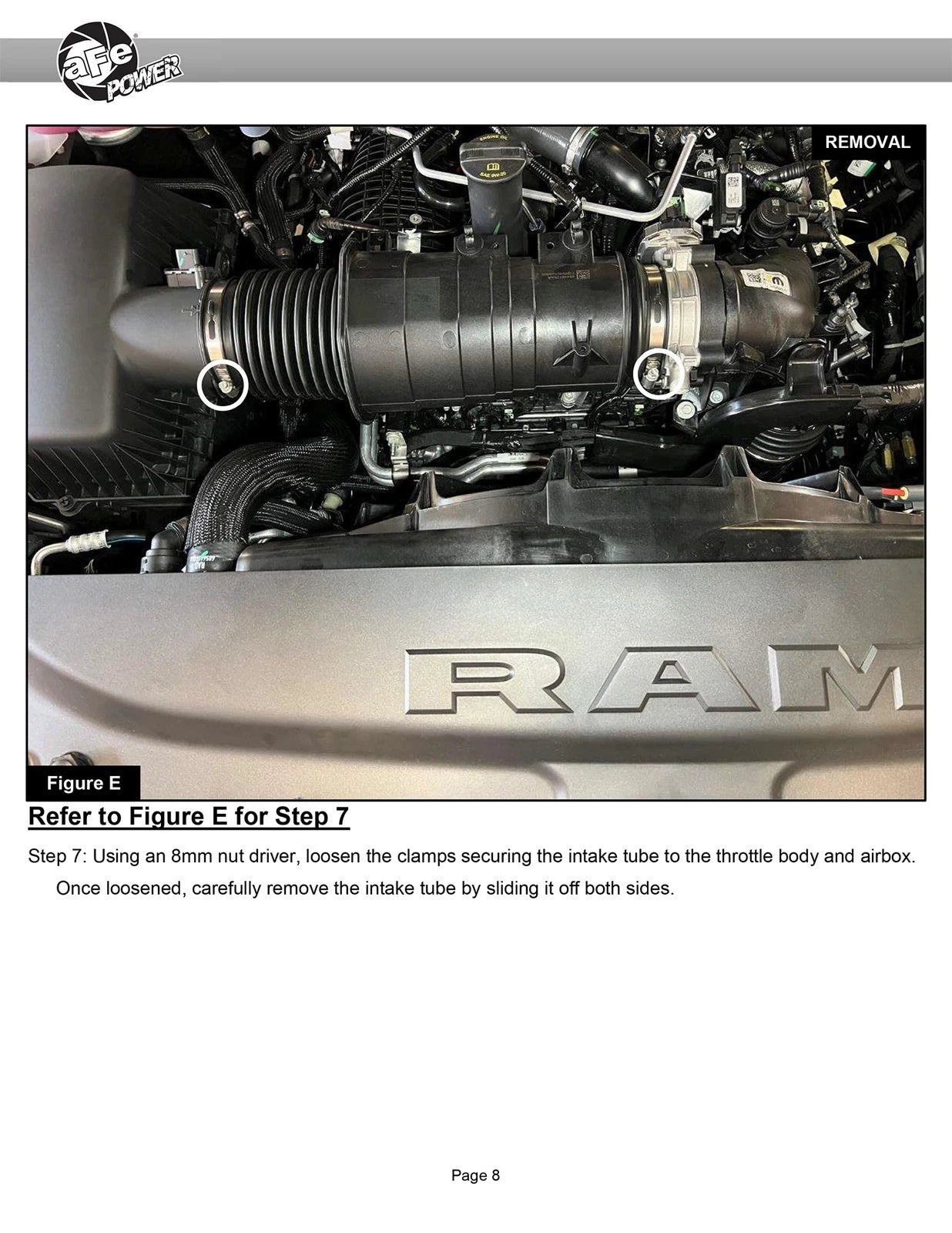 aFe 2025 RAM 1500 L6-3.0L (tt) Momentum GT Red Edition Cold Air Intake w/ Pro Dry S Filter (MOQ 12)