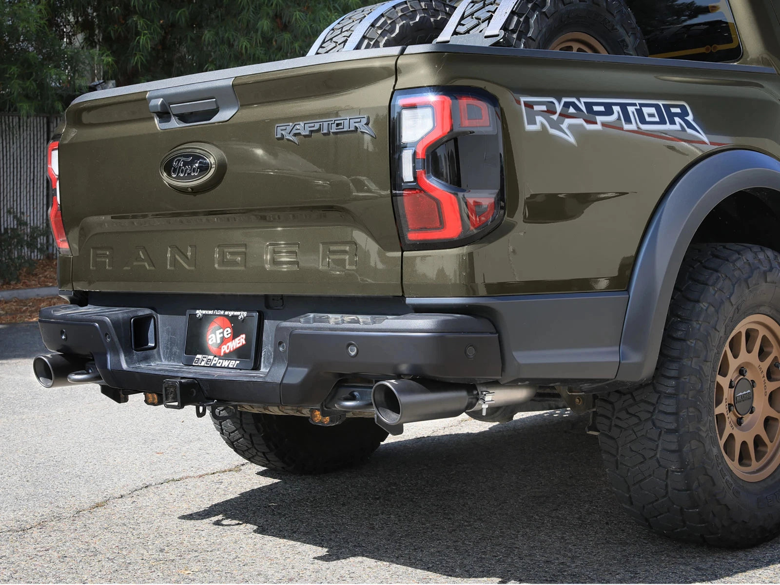 aFe Vulcan Series 3in 304SS Cat-Back Exhaust 24-25 Ford Ranger Raptor V6-3.0L (tt) w/ Black Tips