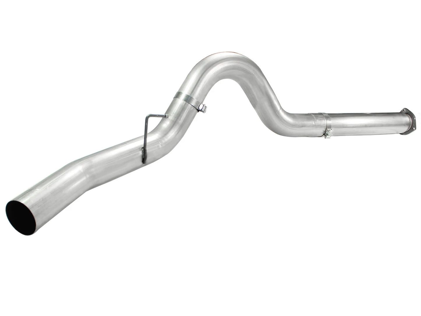 aFe Atlas 5in DPF-Back Aluminized Steel Exh Sys, Ford Diesel Trucks 11-14 v8-6.7L (td) No tip