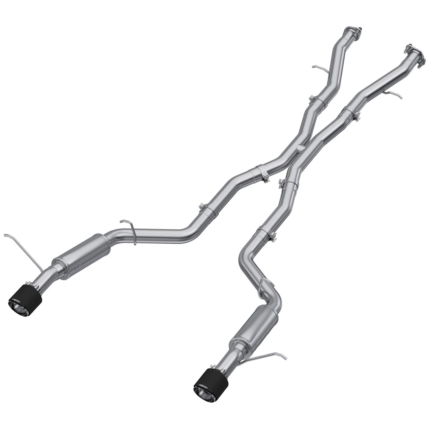MBRP 18-23 Dodge Durango SRT 6.4L Armor Pro T304 SS 3in Cat Back Exhaust Dual Rear Exit w/ CF Tips