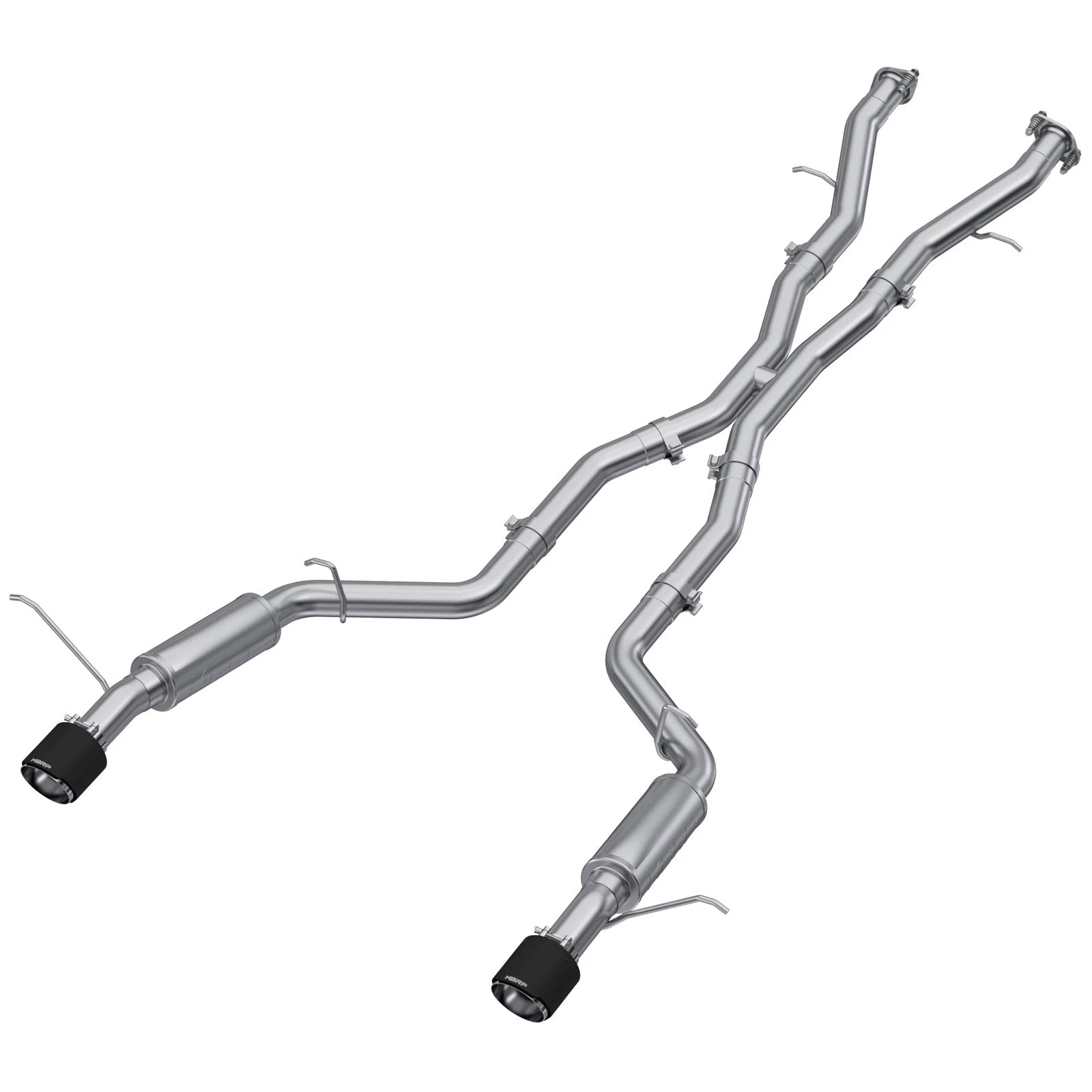 MBRP 18-23 Dodge Durango SRT 6.4L Armor Pro T304 SS 3in Cat Back Exhaust Dual Rear Exit w/ CF Tips