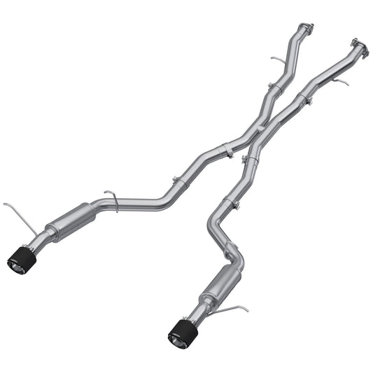 MBRP 18-23 Dodge Durango SRT 6.4L Armor Pro T304 SS 3in Cat Back Exhaust Dual Rear Exit w/ CF Tips