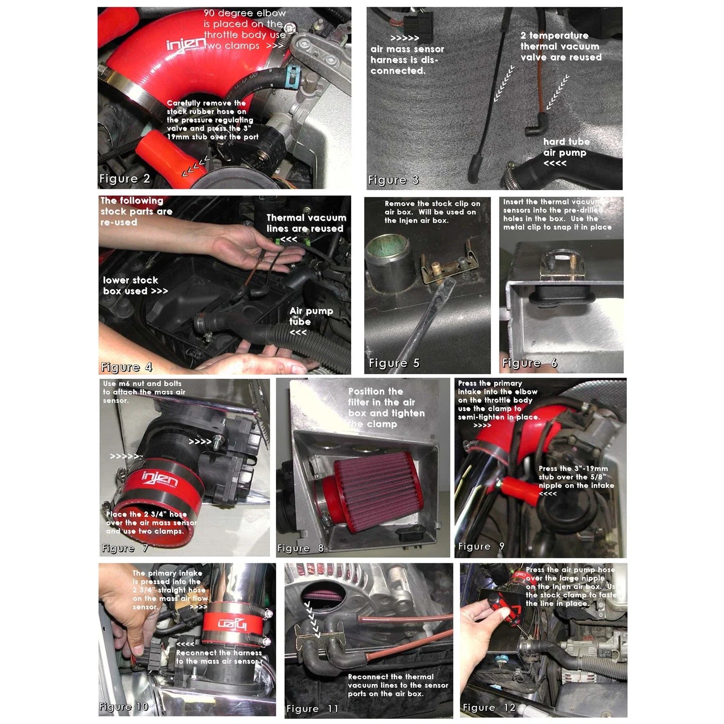 Injen 96-98 Jetta / Golf 2.0L OBD2 Only Single Pressure Regulating Valve Only Black Short Ram Intake