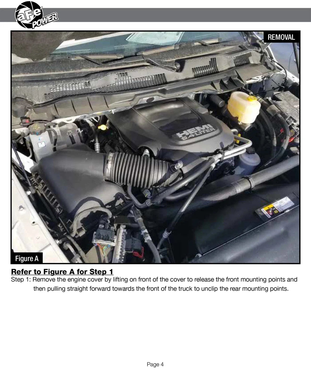 aFe Momentum GT Pro 5R Cold Air Intake System 2017 RAM 2500 Power Wagon V8-6.4L HEMI