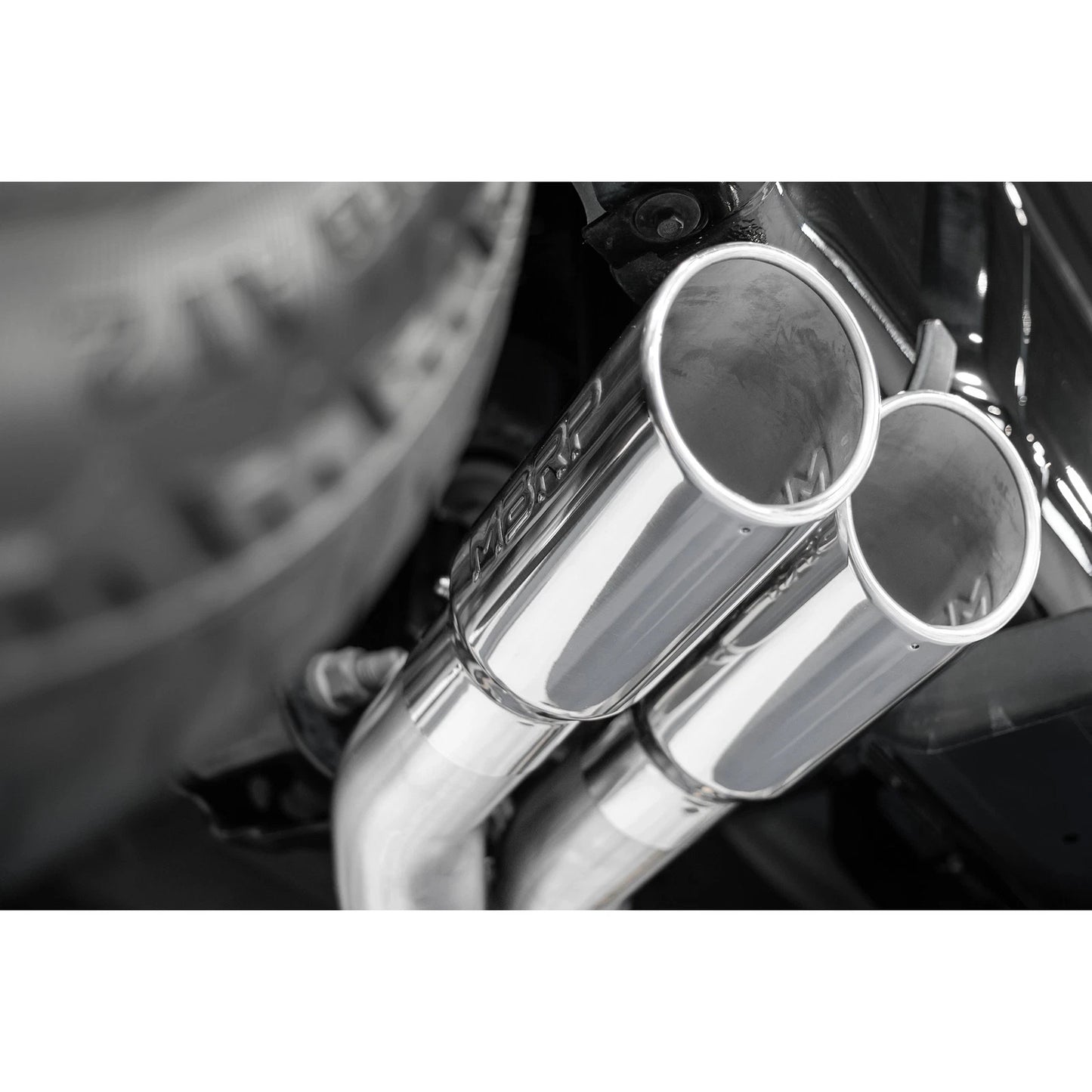 MBRP 15-20 Ford F150 T304 Pre-Axle 4in OD Tips Dual Outlet 3in Cat Back Exhaust