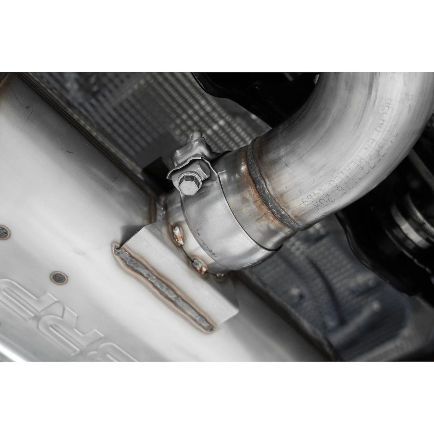 MBRP 2022 Volkswagen Golf R MK8 T304 Stainless Steel 3in Cat-Back, Quad Rear Exit- Carbon Fiber Tip