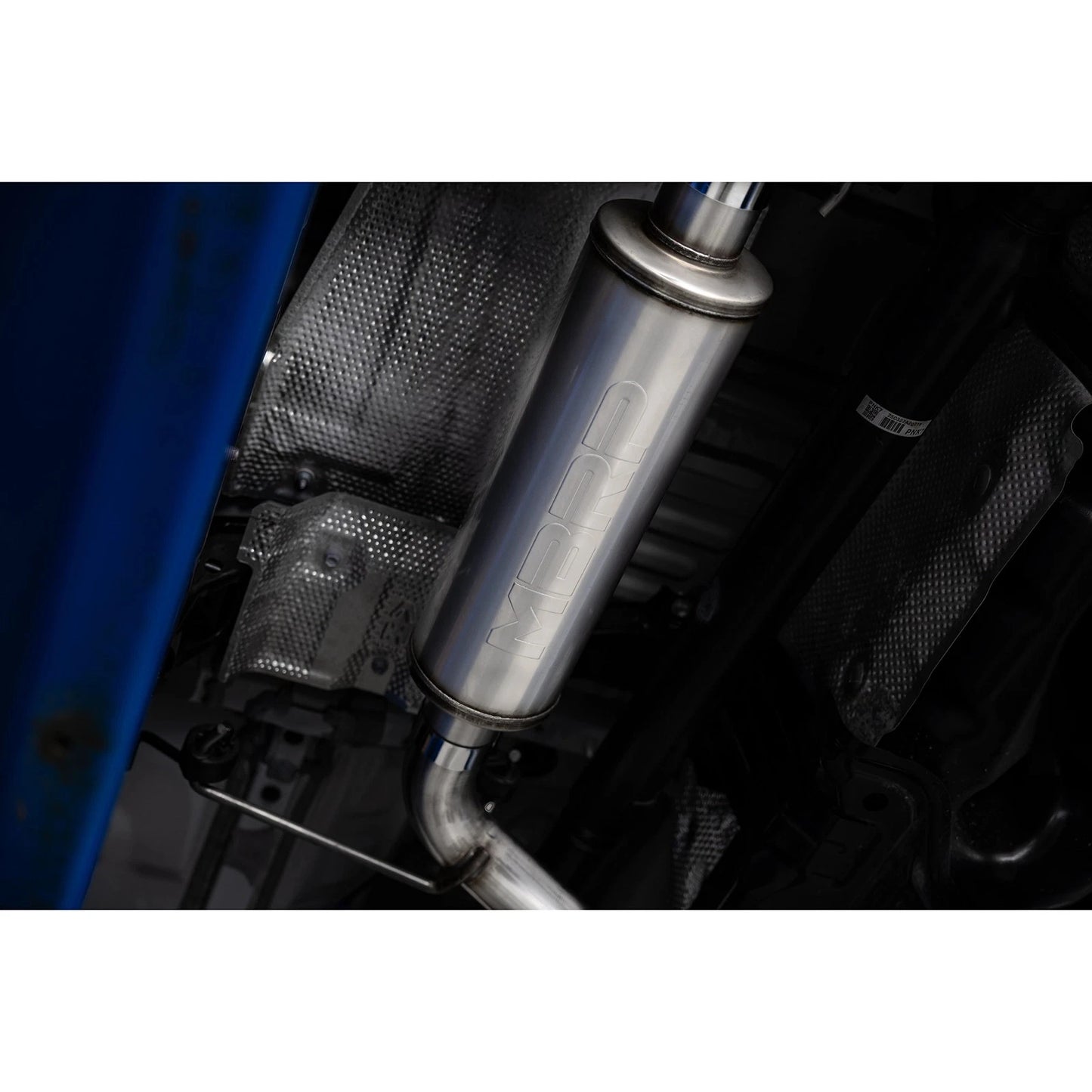 MBRP 24-26 Toyota Land Cruiser 2.4L 3in Cat-Back Single Rear High-Clearance Turn Down - T304
