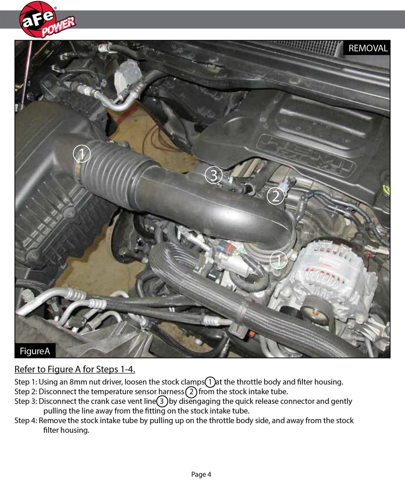 aFe Momentum GT Pro 5R Intake System 2019 Dodge RAM 1500 V8-5.7L