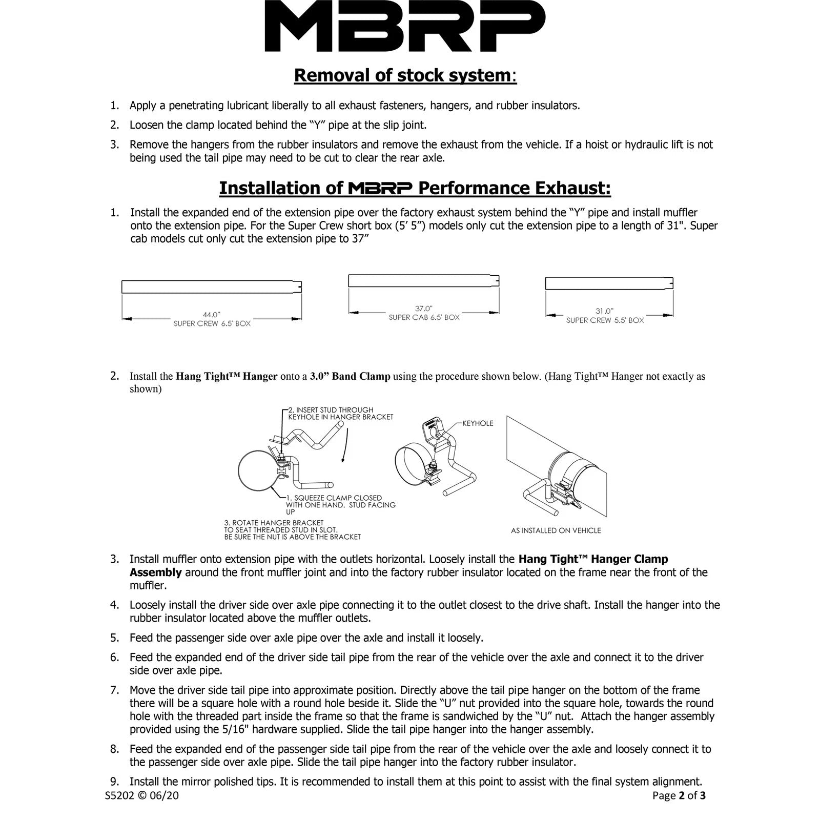 MBRP 2004-2008 Ford F150 4.6/5.4L EC/CC-SB Cat Back Dual Split Rear
