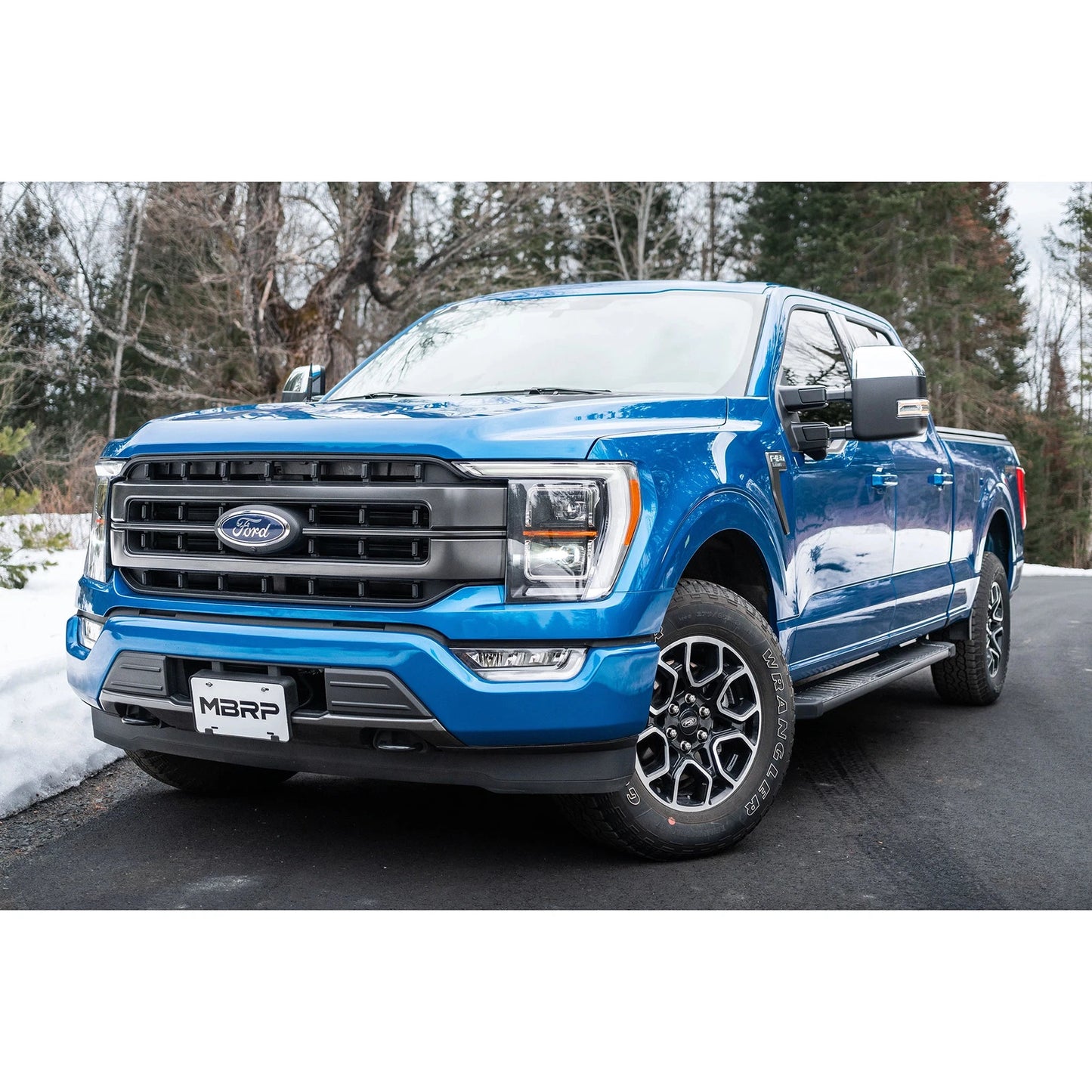 MBRP 2021+ F-150 2.7L/ 3.5L Ecoboost, 5.0L 3in Cat Back 2.5in Dual Split Rear - Aluminized Steel