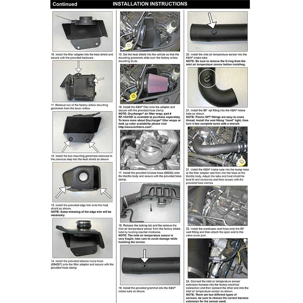 K&N 11 Dodge Durango 5.7L V8 / 11 Jeep Grand Cherokee 5.7L V8 AirCharger Performance Intake