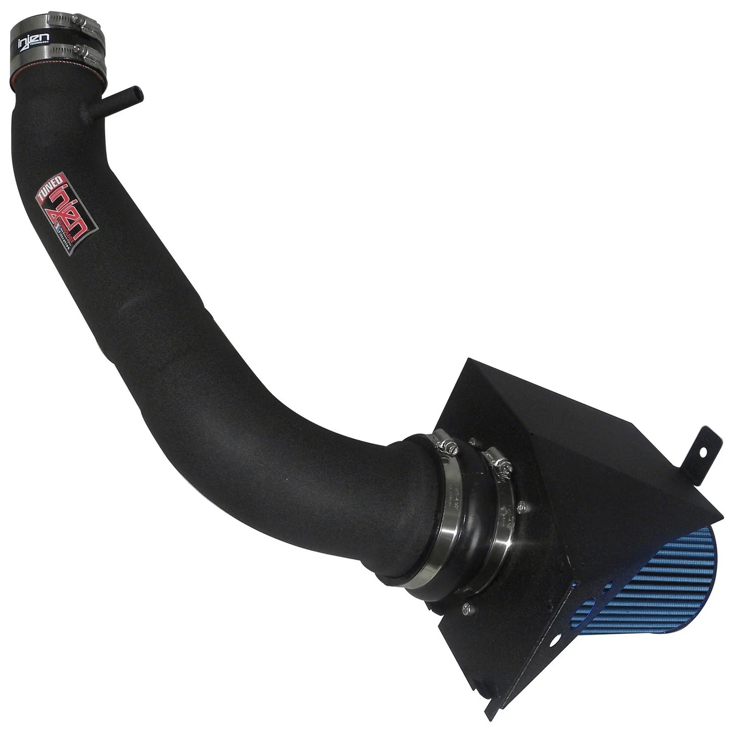 Injen 09-10 Ford F-150 2 valve V8 4.6L Wrinkle Black Power-Flow Air Intake System