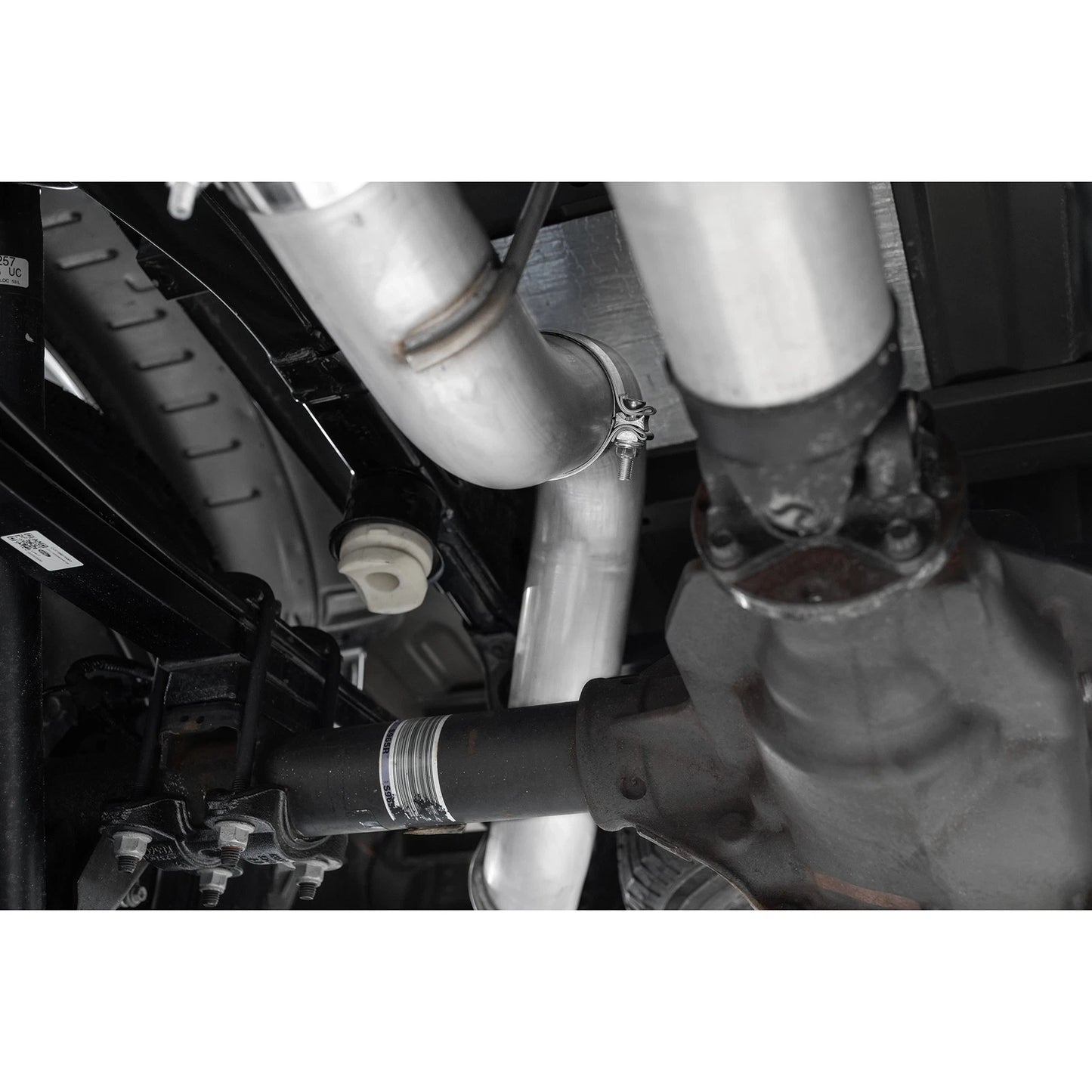 MBRP 2021+ Ford F150 2.7L/3.5L/5.0L 4in Black-Coated AL Steel Cat-Back - RACE VERSION