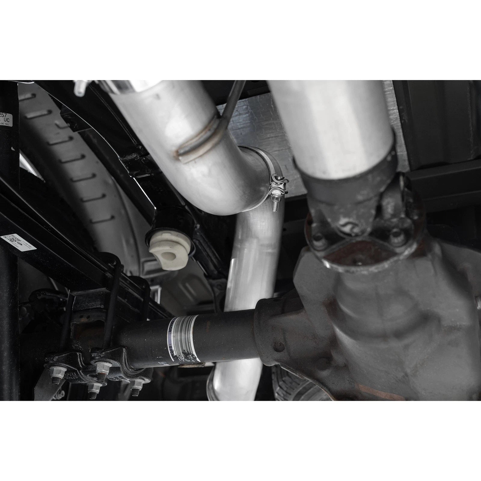 MBRP 2021+ Ford F150 2.7L/3.5L/5.0L 4in Black-Coated AL Steel Cat-Back - RACE VERSION