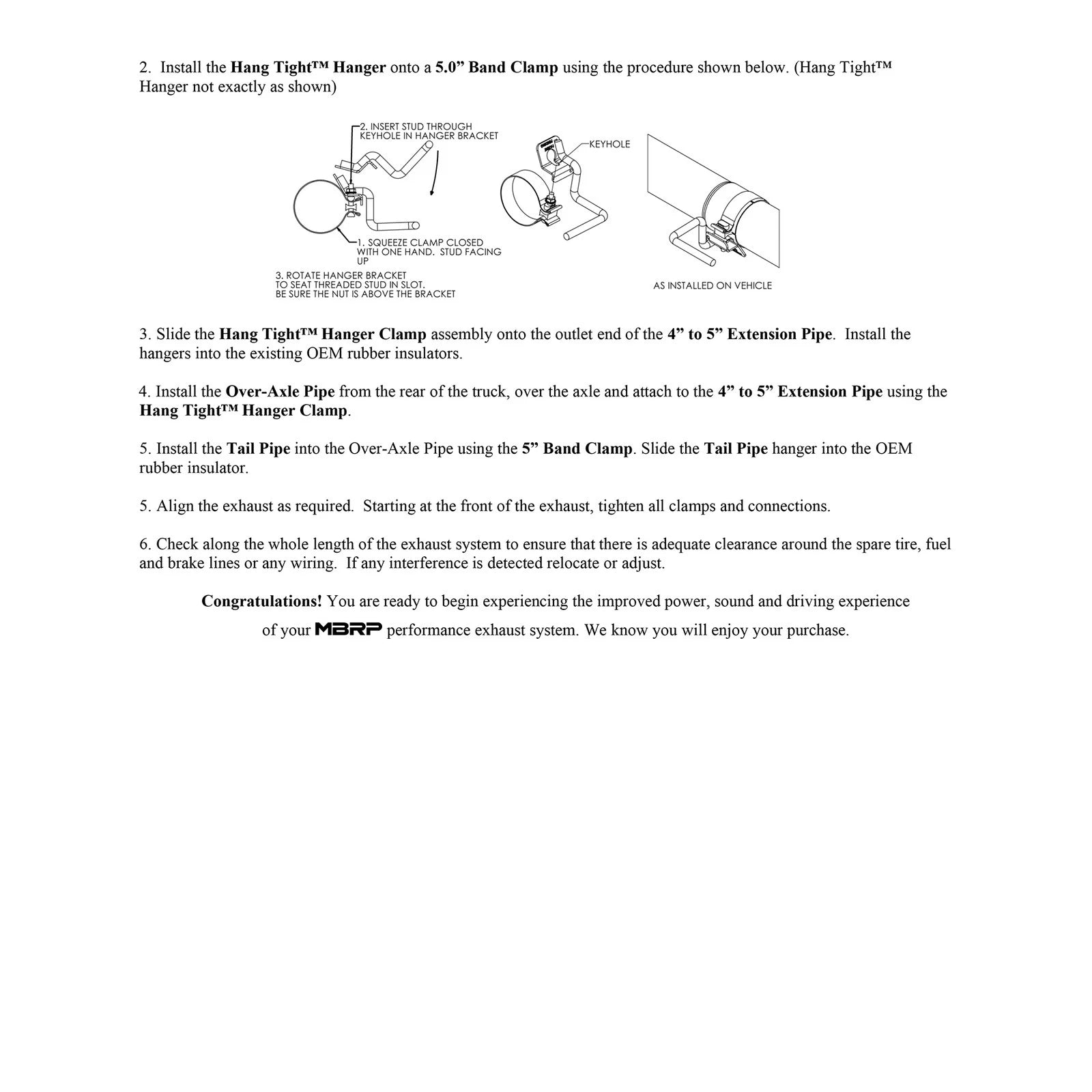 MBRP 2500/3500 Cummins 6.7L 5in Filter Back Single Side No Muffler AL