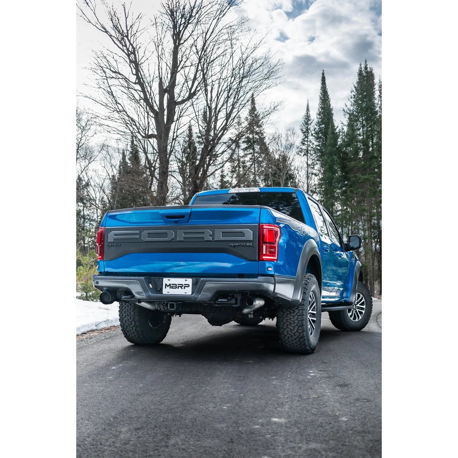MBRP 17-20 Ford F-150 Raptor 3.5L Ecoboost Dual Rear Exit T409 3in Resonator Back Exhaust System
