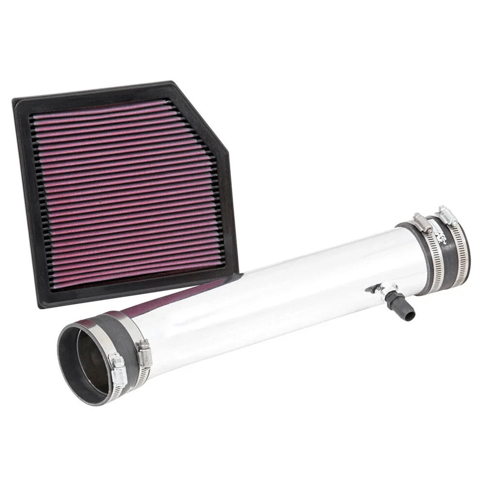 K&N 69 Series Performance Typhoon Intake Kit - Polished for 13-14 Lexus GS350 3.5L V6