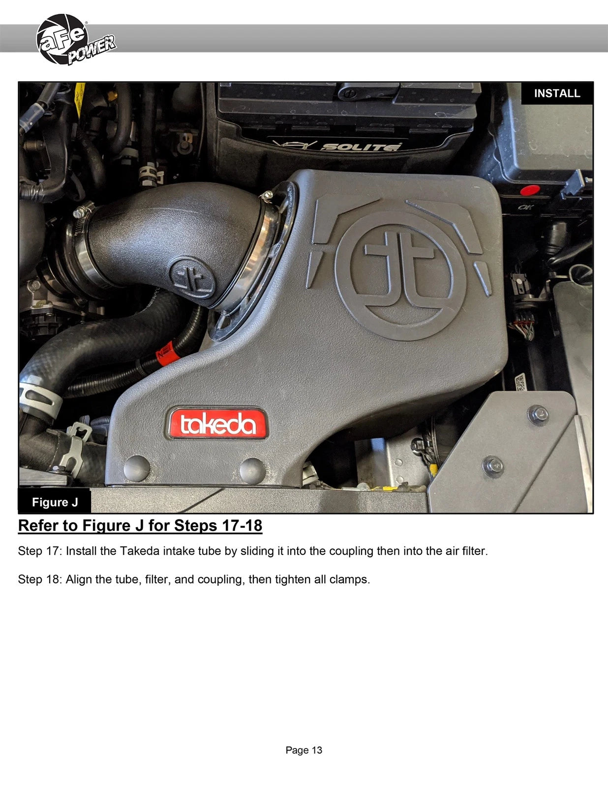aFe Takeda Momentum Pro 5R Cold Air Intake System 16-20 Hyundai Elantra L4-2.0L