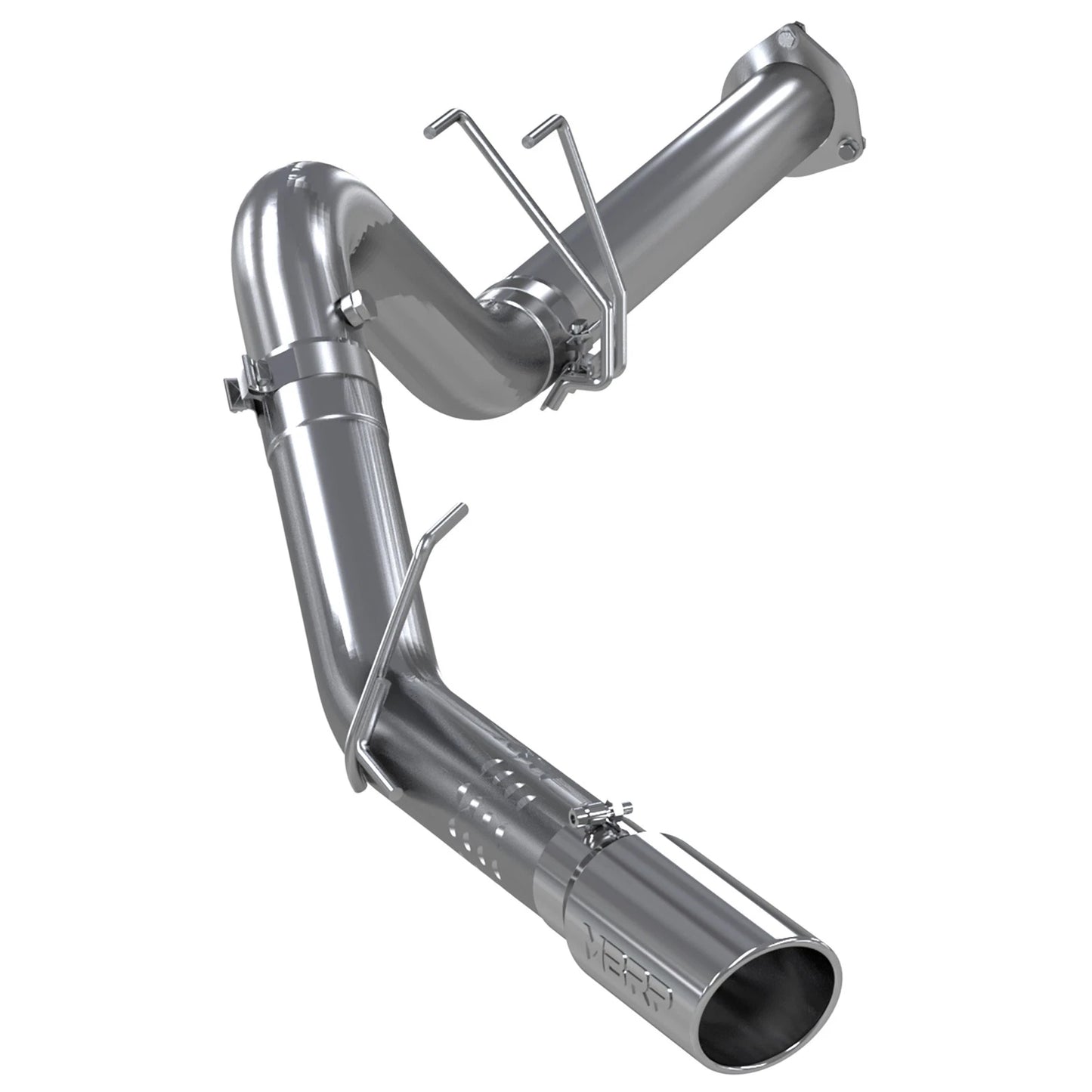 MBRP 2015 Ford F250/350/450 6.7L 4in Single Side Exit Aluminized Exhaust Includes 5in Tip