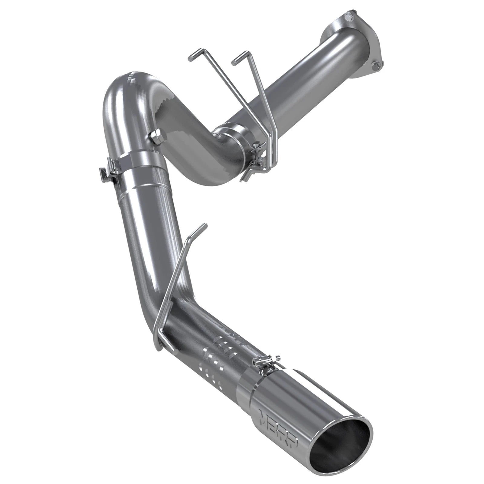 MBRP 2015 Ford F250/350/450 6.7L 4in Single Side Exit Aluminized Exhaust Includes 5in Tip
