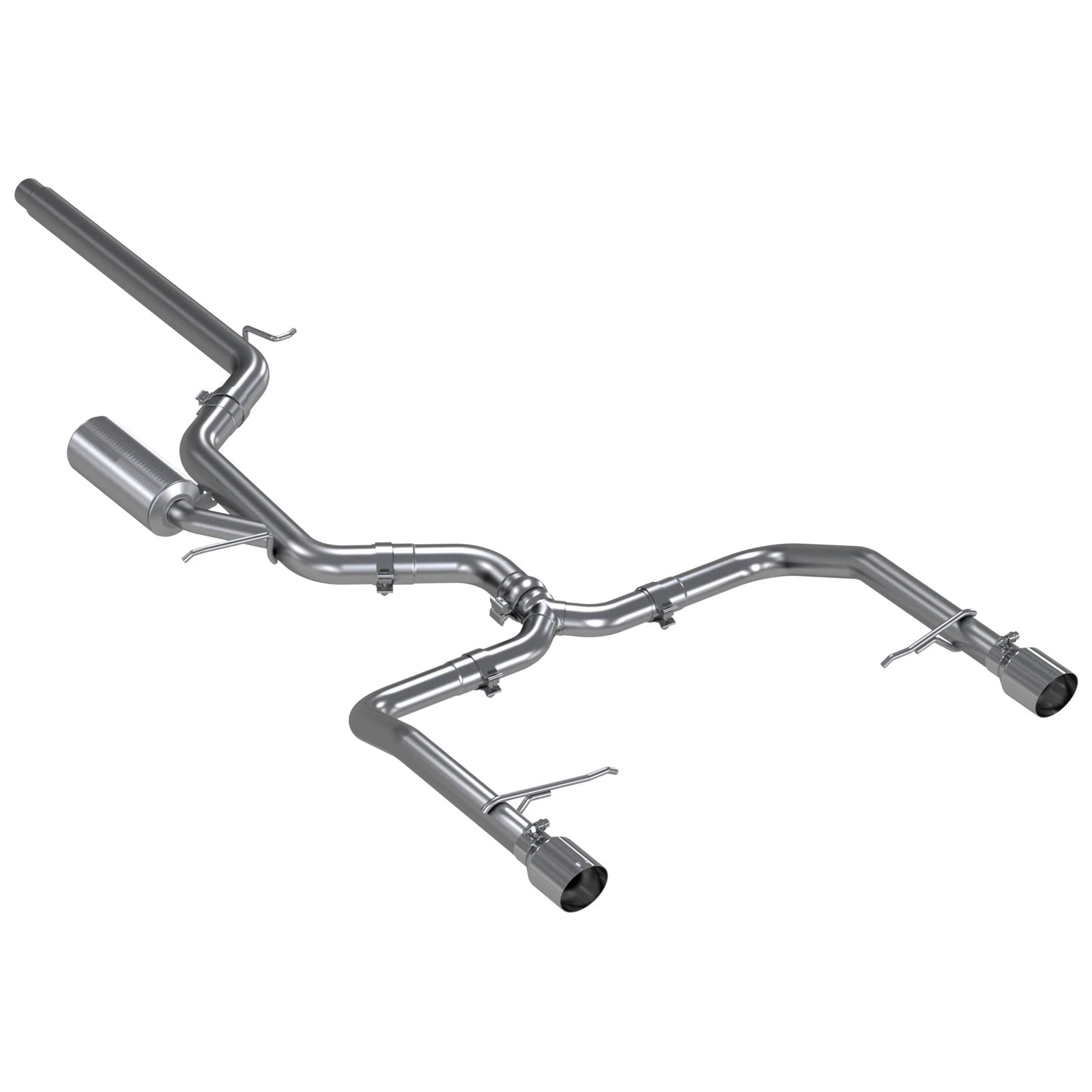 MBRP 19-21 VW Jetta GLI T304 SS 3in Cat-Back Dual Rear Exit Exhaust