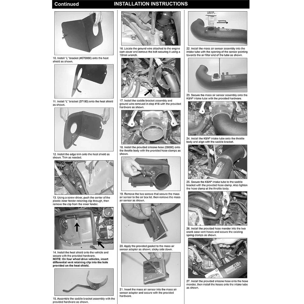 K&N 04 Nissan Titan/Pathfinder V8-5.6L Performance Intake Kit