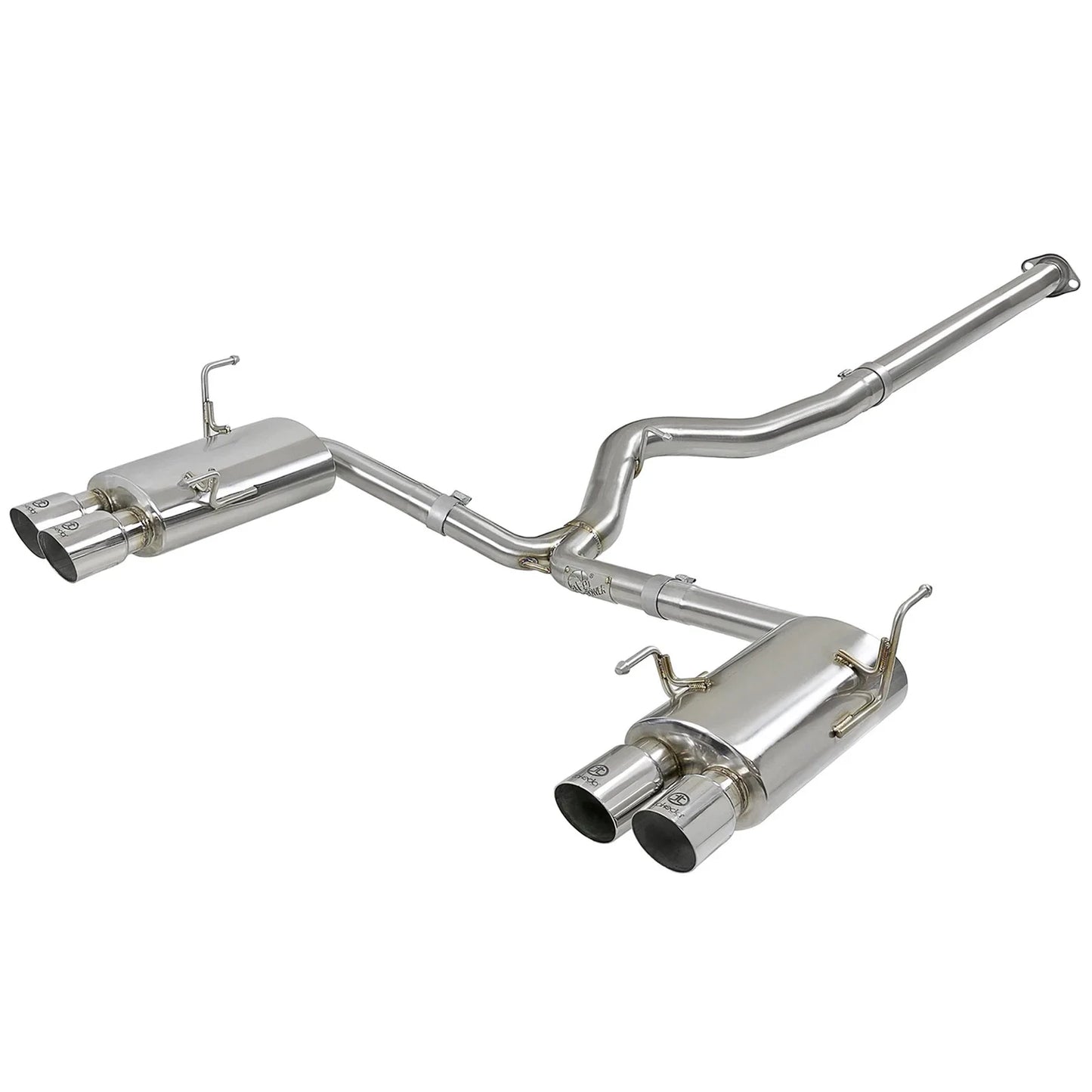 aFe Takeda 3in SS Exhaust Cat-Back 15-16 Subaru WRX/STI 2.0L/2.5L Polished Tips