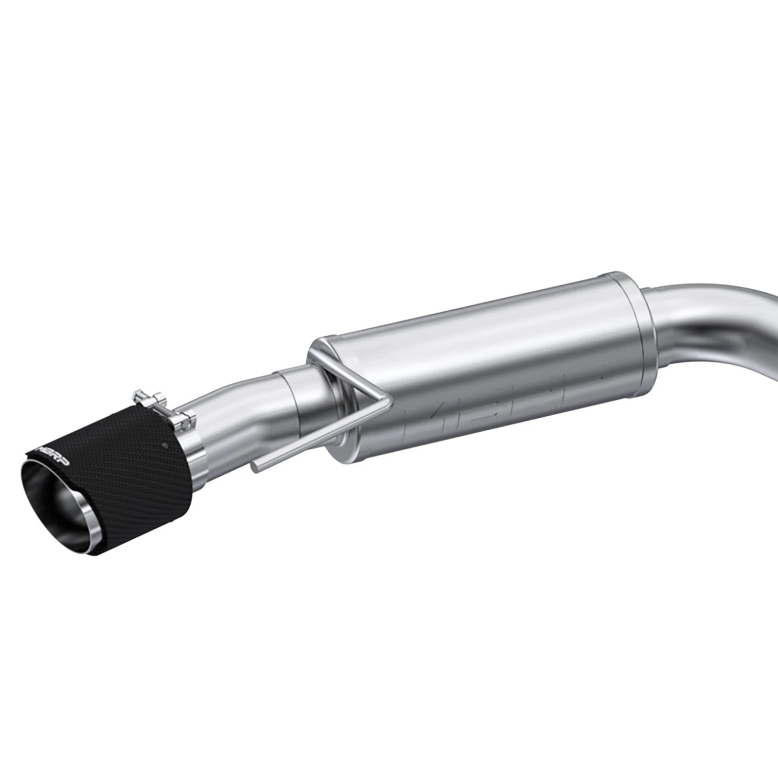 MBRP 19-22 Ford Mustang 2.3 EcoBoost 3in Cat-Back Dual Split Rear w/4.5in Carbon Fiber Tips (Race)