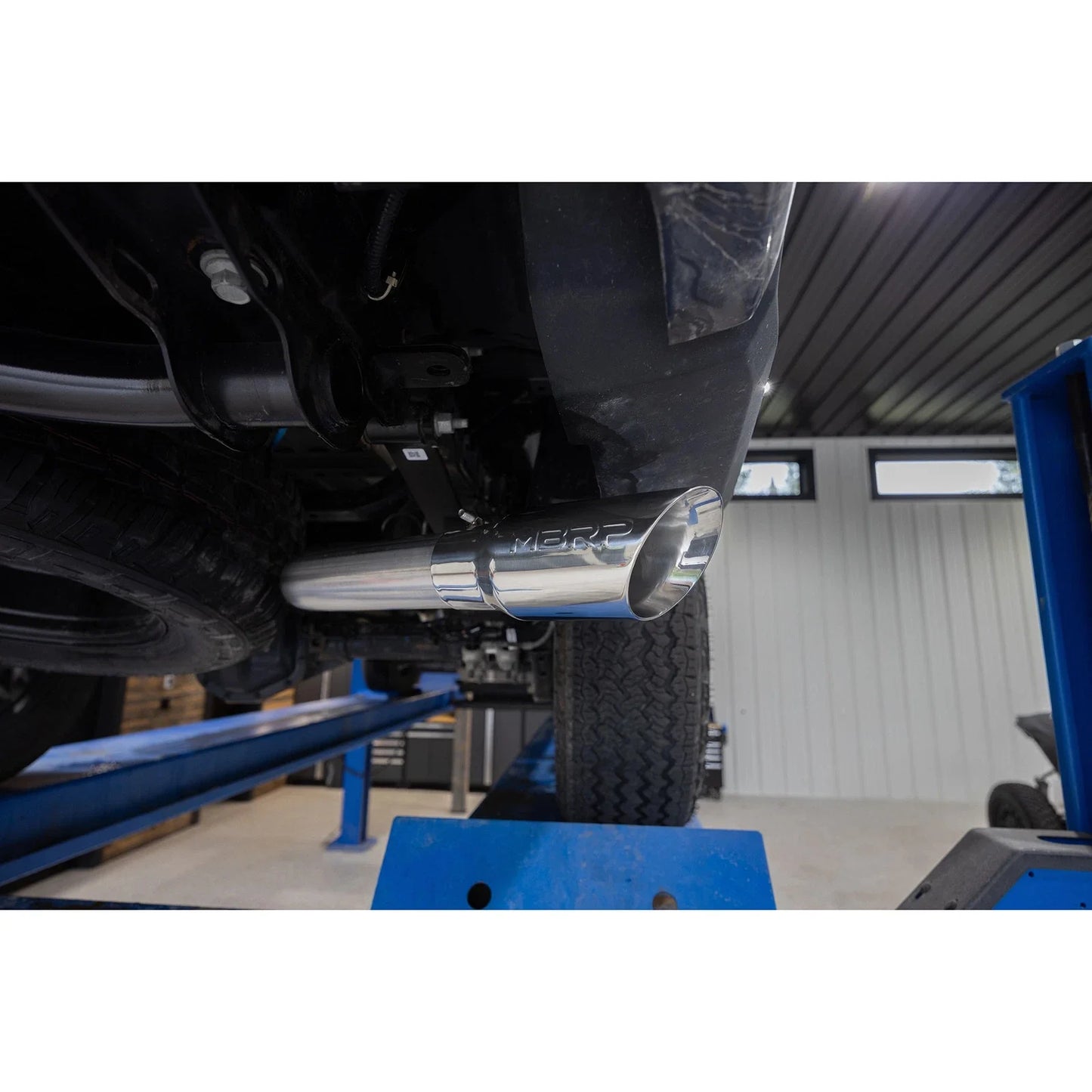 MBRP 2024 Ford Ranger T304 SS Single Side Outlet 3in Cat Back Exhaust