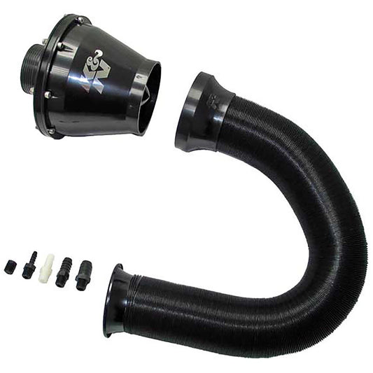 K&N Universal Apollo Black Cold Air Intake - 70mm OD FLG PP
