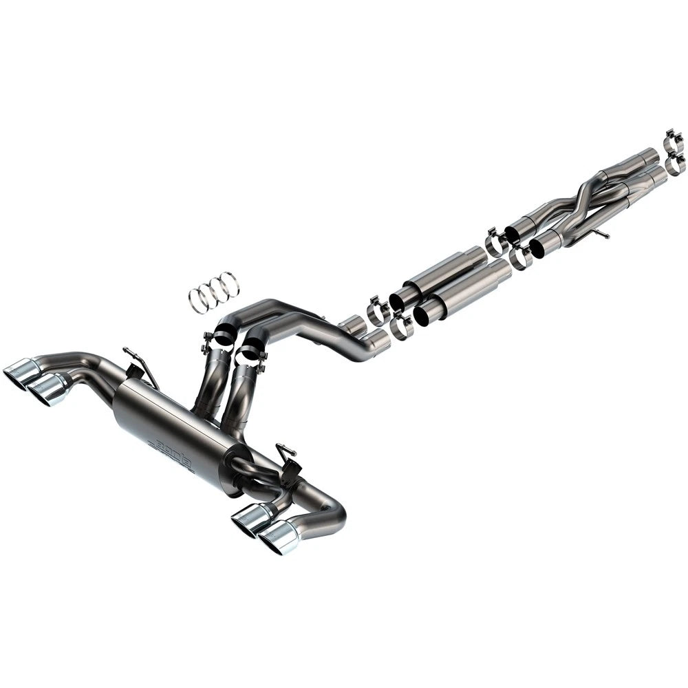 Borla 21-22 Jeep Wrangler Rubicon 392 6.4L V8 AT 4WD 4DR S-Type Cat-Back Exhaust (Stainless)