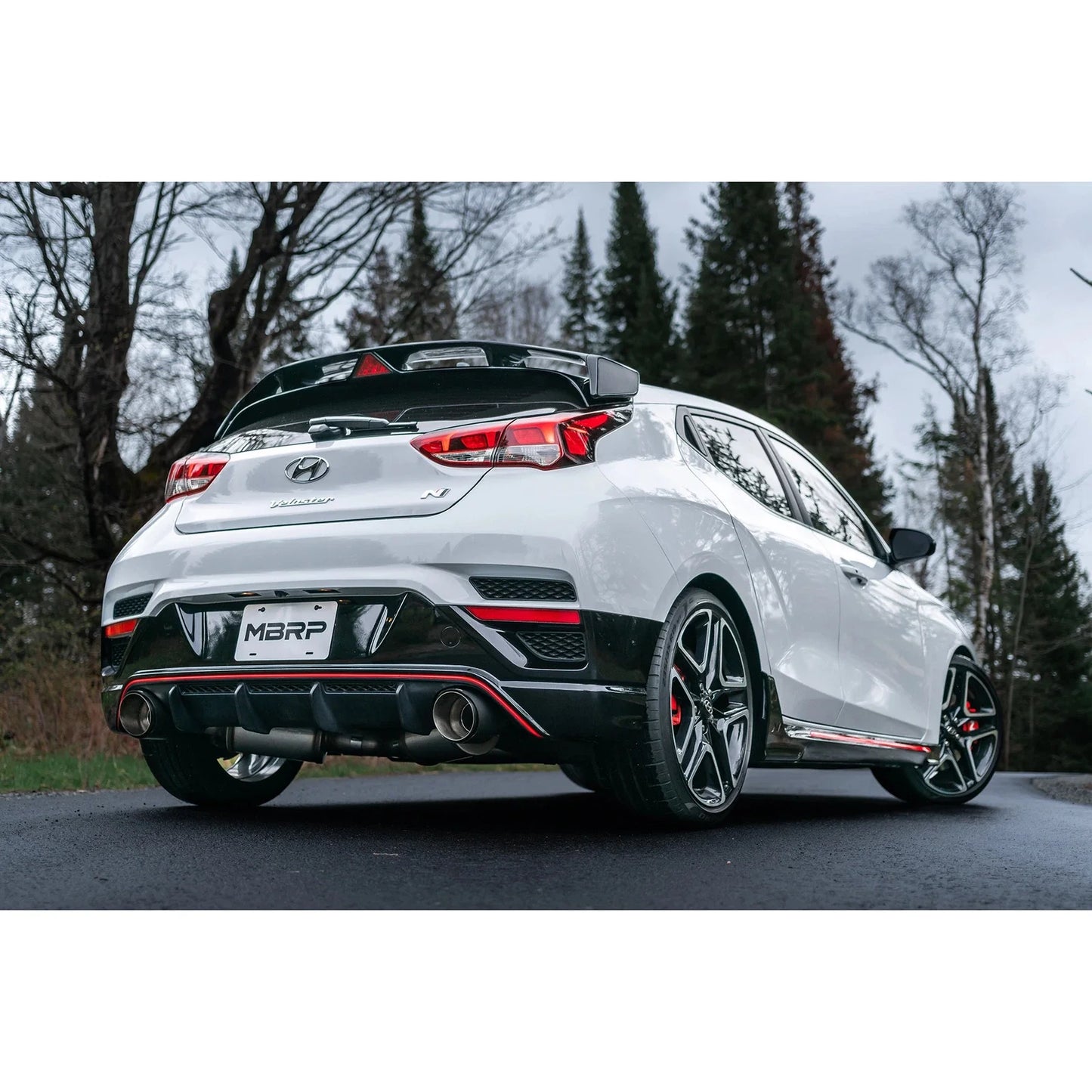 MBRP 2019+ Hyundai Veloster N 2.0L Turbo 3in Cat Back - T304 Stainless - Carbon Fiber Tip