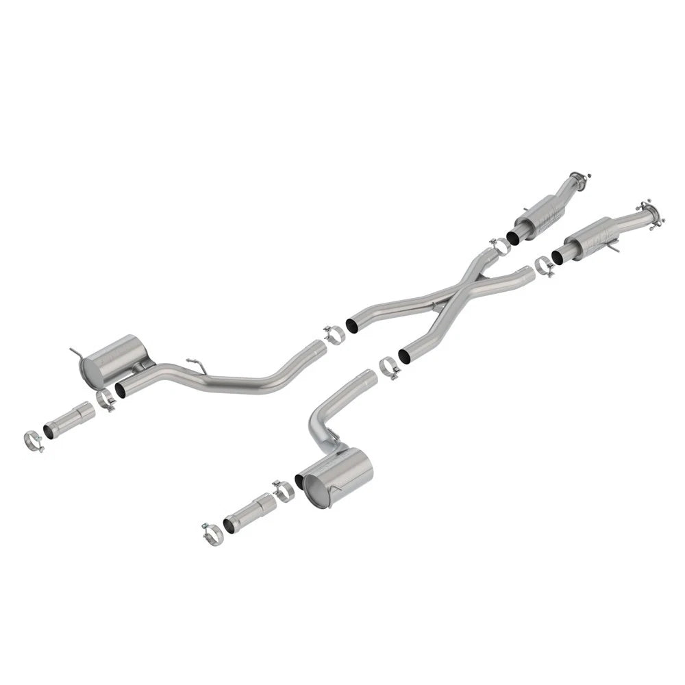 Borla 2018+ Jeep Grand Cherokee TrackHawk 6.2L V8 AWD 3in ATAK CatBack Exhaust (Uses Factory Tips)