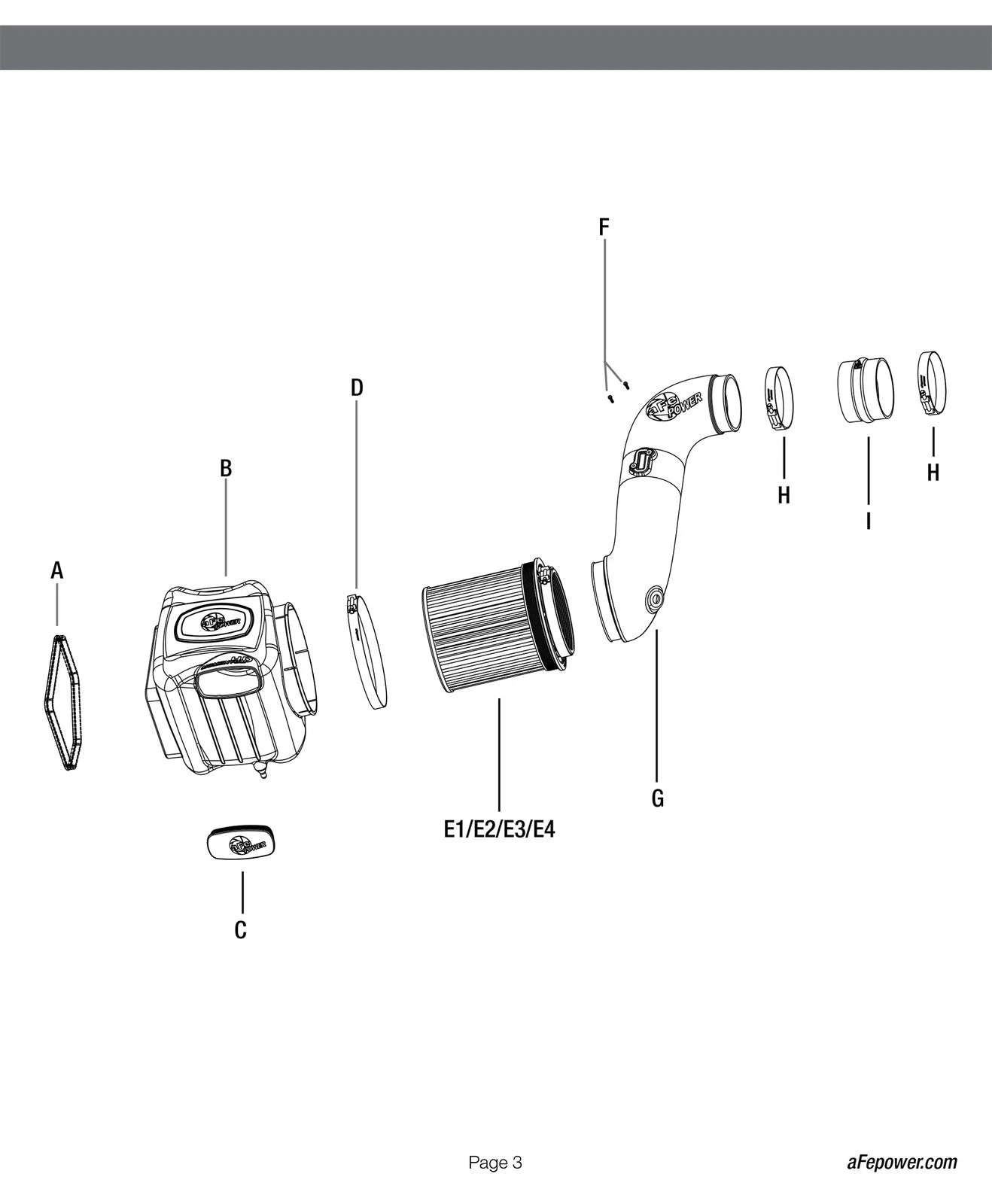 aFe Momentum HD Intake GM Diesel Trucks 07.5-10 V8-6.6L LMM