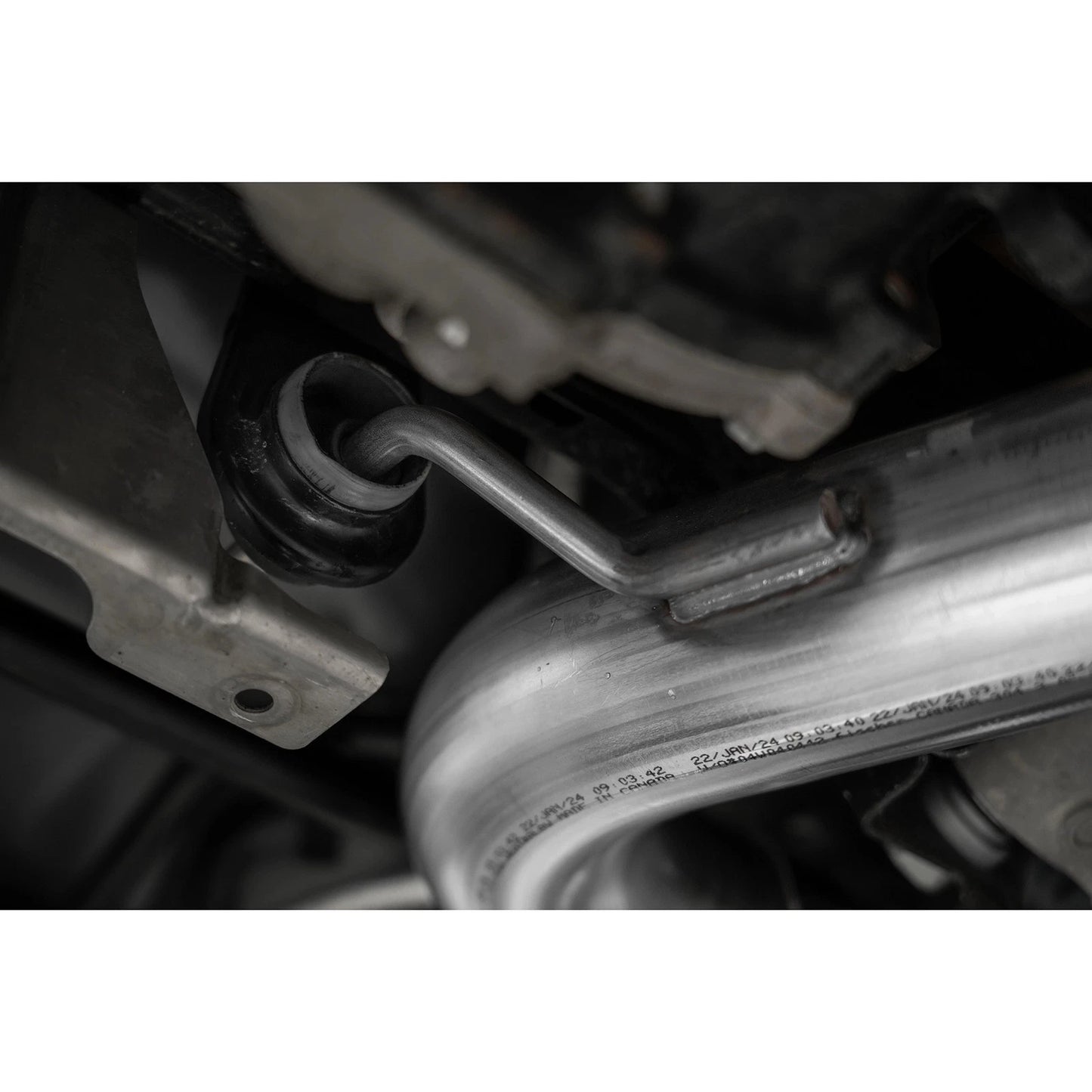 MBRP 2024+ Ford Mustang 5.0L T304 SS 3in Cat-Back Dual Split Exhaust w/ Quad Tips (Valve Delete)